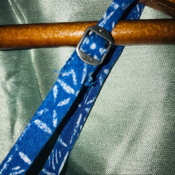 Hollister Maxi delicate blue aztec print Sz Small - Picture 5 of 8